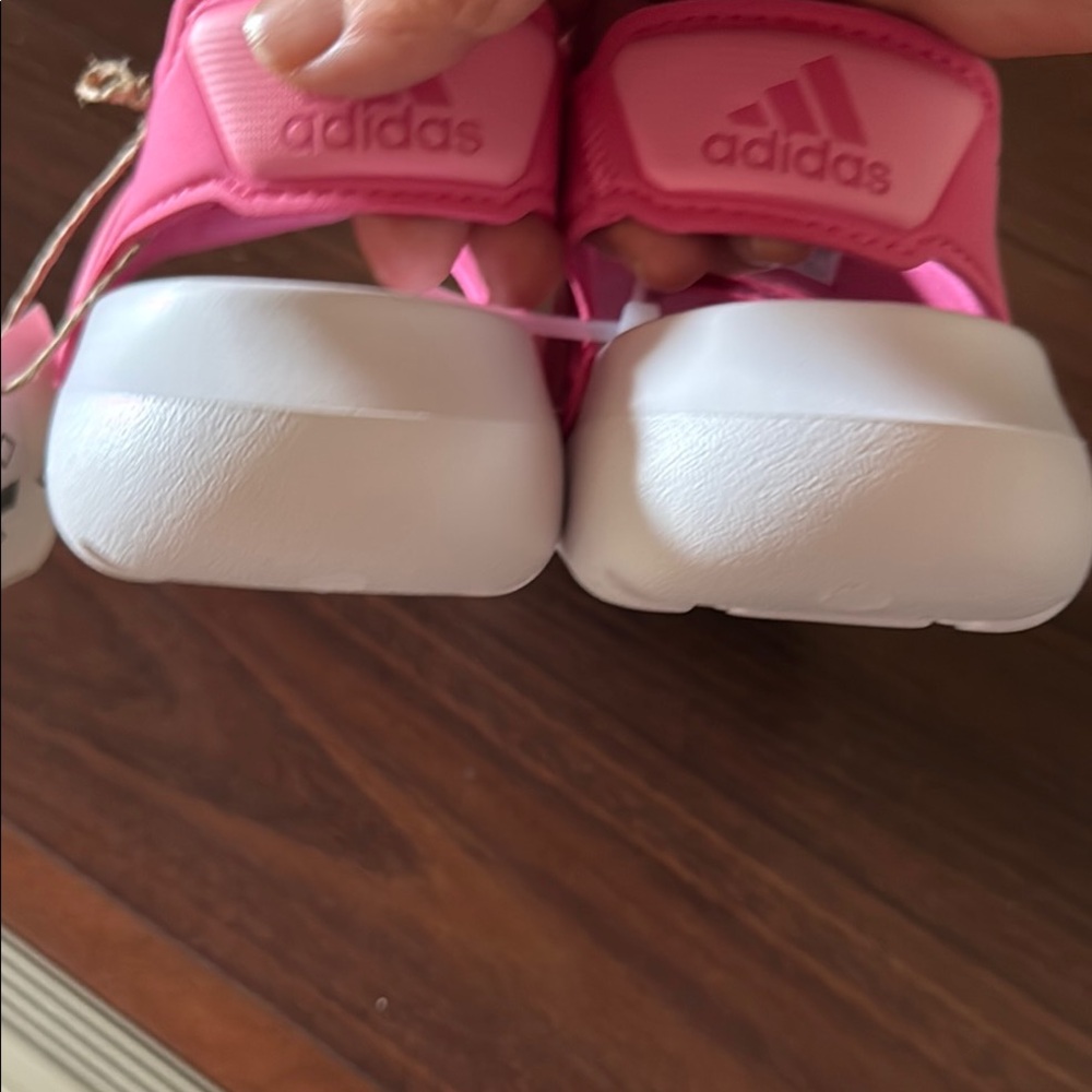 Adidas Pink Water Shoes with Grooved Design - Picture 3 of 3